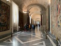 menschenleere Vatikanische Museen