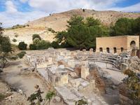 Ausgrabungsstätte in Gortys - Odeion