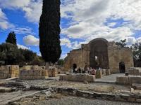 Ausgrabungsstätte in Gortys - Titus Basilika