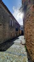 Rundreise Süd-Italien - schmale gassen in Gerace in Kalabrien