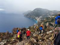 Italien, Amalfiküste, Götterweg, Blick auf Positano