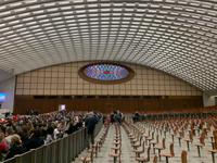 Vatikan - in der Audienzhalle