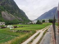 Fahrt mit dem Bernina-Express (Brusio)