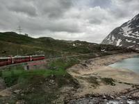 Fahrt mit dem Bernina-Express