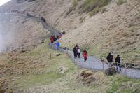 Spaziergang zum Wasserfall Gullfoss