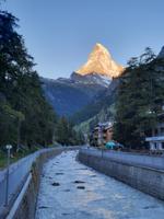 Zermatt - letzte Blicke auf das Matterhorn am Abreisetag...