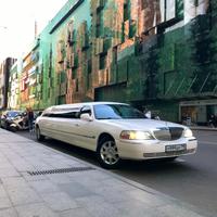 Unsere Limousine für den Abend in Moskau