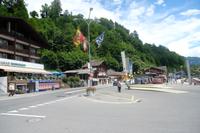 Blick auf den Bahnhof von Brienz