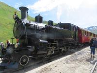 Fahrt mit der Furka-Dampfbahn