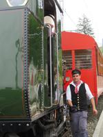 Fahrt mit dem Dampfzug der Rigibahn - Stopp in Rigi-Kaltbad