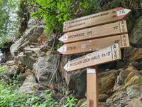 6.Etappe von Mayrhofen nach Südtirol ins Pfitschtal, Abstieg vom Pfitscherjoch