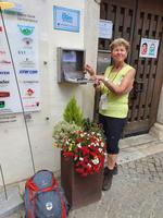 7.Etappe, vom Pfitschtal nach Sterzing, Letzter Stempel am Ziel