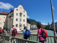 Sterzing, über den Eisack zurück zum Hotel Sonnenheim