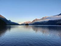 Morgenstimmung am Silser See