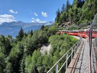 Fahrtimpressionen mit dem Bernina-Express 
