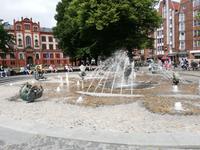 Rostock Universitätsplatz, Brunnen der Lebensfreude