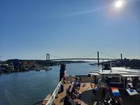 Fähre nach Kiel (Göteborg - Alvsborgsbrücke)