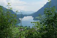 Blick auf den Lungerer See