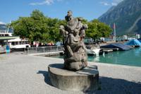 Brienz hat viele Holzskulpturen