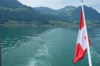 Die Schweizfahne ist überall