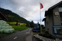 Unser Bus vor dem Hotel