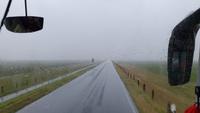 Unwetter auf dem Weg nach Husum