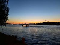 Abendstimmung am Ankunftstag