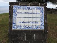 Azoren Sao Miguel Aussichtspunkt Santa Iria