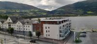 Voss Blick zum Vangsvatnet vom Hotel Scandic