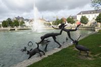 Tag 2 Troyes Das Bad in der Seine