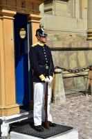 Stockholm - Wache am königlichen Schloss