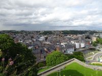 Namur, Blick von Zitadelle auf Altstadt