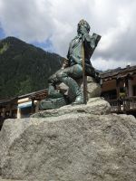 Chamonix, Denkmal Erstbesteiger Paccard