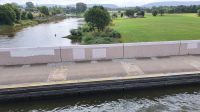 auf dem Mittellandkanal über die Weser