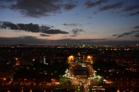 Abendspaziergang Paris - Eiffelturm 2. Etage (115 Meter) - Blickrichtung Trocadero