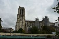 Paris - Kathedrale Notre Dame - nach dem verheerenden Brand im Jahr 2019 schreitet die Restauration voran