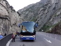 Stopp an der Teufelsbrücke