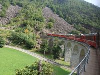 Fahrt über das Kreisviadukt