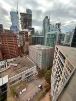 Blick von der 19. Etage unseres Hotels