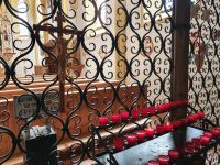 St. Nikolaus Kapelle Kerze für die Radgruppe