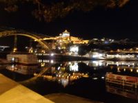 Porto, Ribeira am Abend