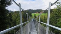 Die Hängebrücke von Grub