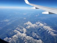 Flug nach Sizilien über Slowenien