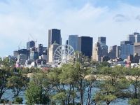 Aussicht von Isle Saint Helene in Montreal