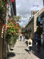 Strassenbild von der Unteren Stadt Quebec