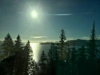 Der Kennedy Lake auf dem Weg an die Westkueste der Vancouver Island