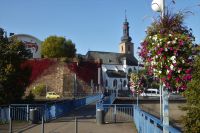 Tag 7 Saarbrücken, Schlossmauer und Schlosskirche