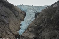 Der Briksdalsbreen - einer der Auslassgletscher des Jostedalsbreen