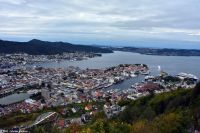 Auffahrt auf den Fløien - einer der Hausberge von Bergen