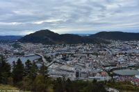 Auffahrt auf den Fløien - einer der Hausberge von Bergen